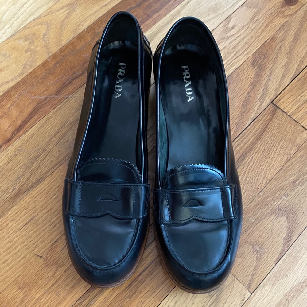 Prada | Black Loafers